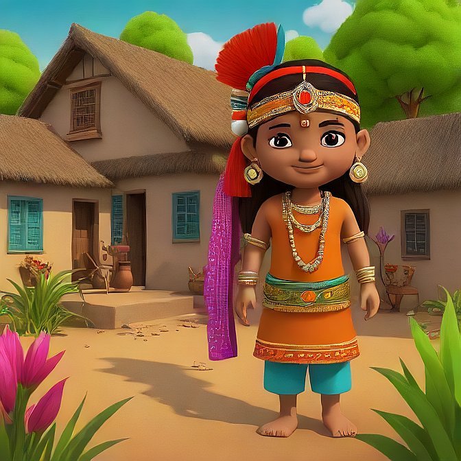 3D cartoon character art